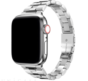 【Apple-Watch-バンド-41-40-38mm】イージーアジャスト-メタルバンド-シルバー-for-Apple-Watch-SE-第2-1世代-Series8-7-6-5-4-3-2-1-TF7-iPhoneケースは-UNiCASE