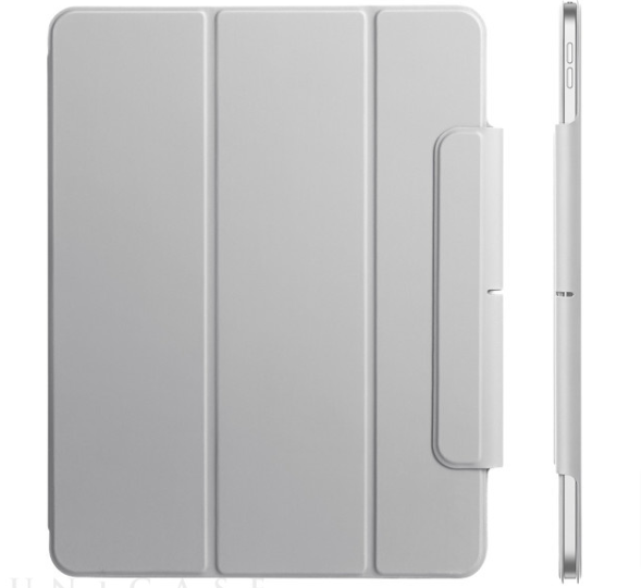 【iPad-Pro-12-9inch-第6-5世代-ケース】ESR-Rebound-Magnetic-with-Clasp-Silver-Grey-ESR-iPhoneケースは-UNiCASE