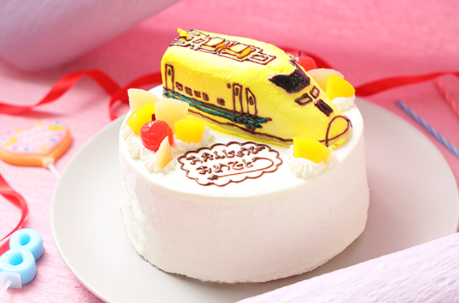 乗り物立体オーダーケーキ-4号-12cm（パティスリーデコレ）-Cake-jp